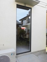 リフォの窓リフォーム　奈良県生駒市　窓取替え+勝手口改造
