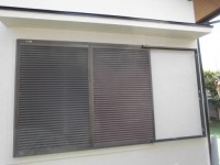 リフォの窓リフォーム　堺市中区　雨戸から電動シャッターへ取替え工事