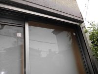 リフォの窓の防犯リフォーム　大阪市西区　面格子取付、防犯ガラス入替工事
