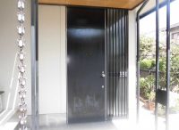 リフォの玄関リフォーム　枚方市　玄関ドア取替え（カバー工法）ドアリモ工事